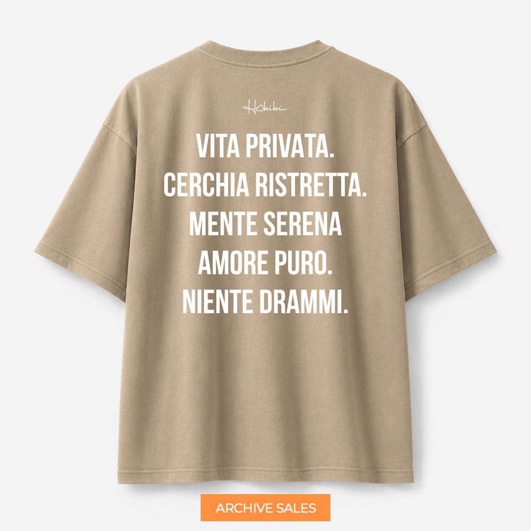AS - T-Shirt Oversize Core - No Drama - XXL SAND