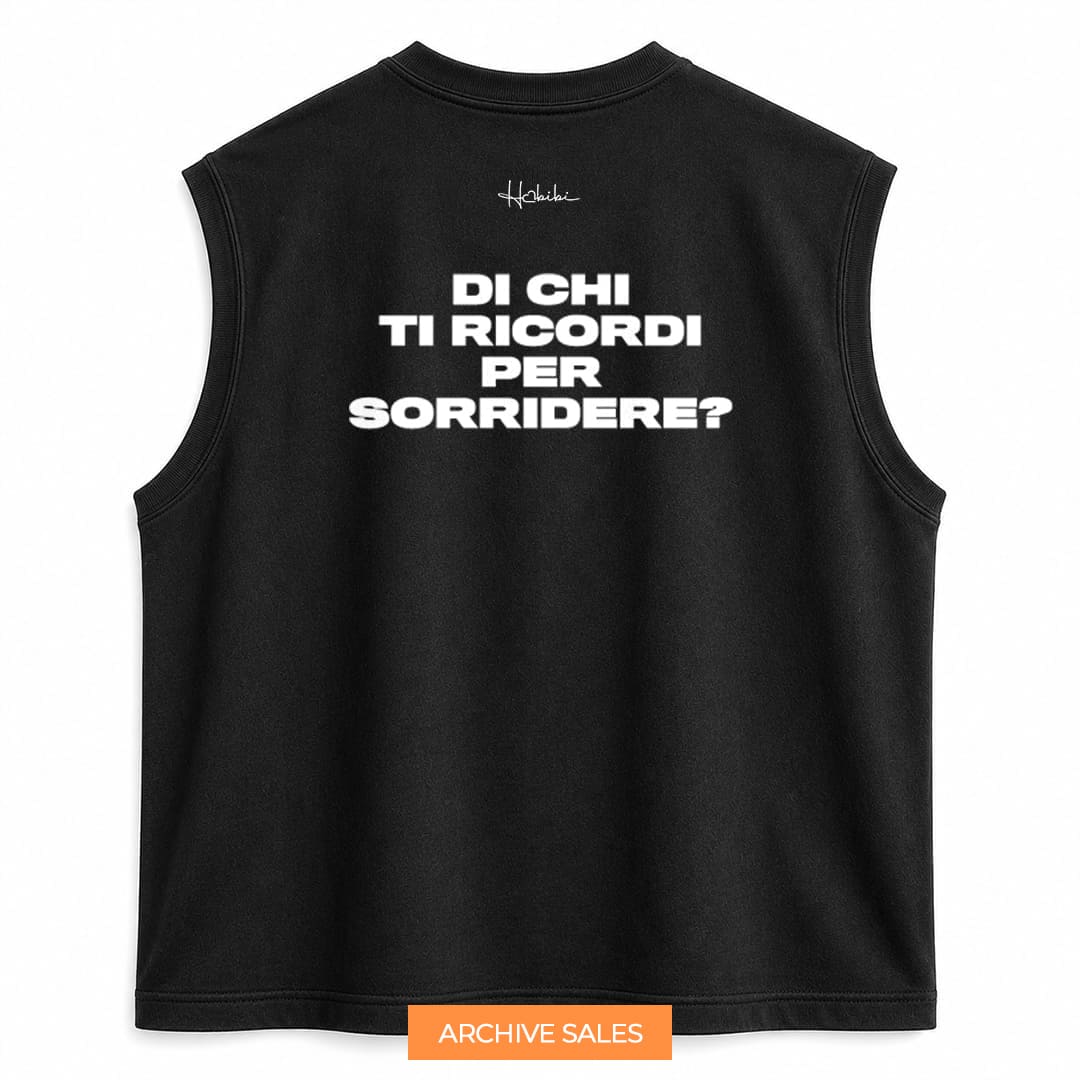 AS - T-Shirt No Sleeve Club - Di Chi Ti Ricordi - S NERA