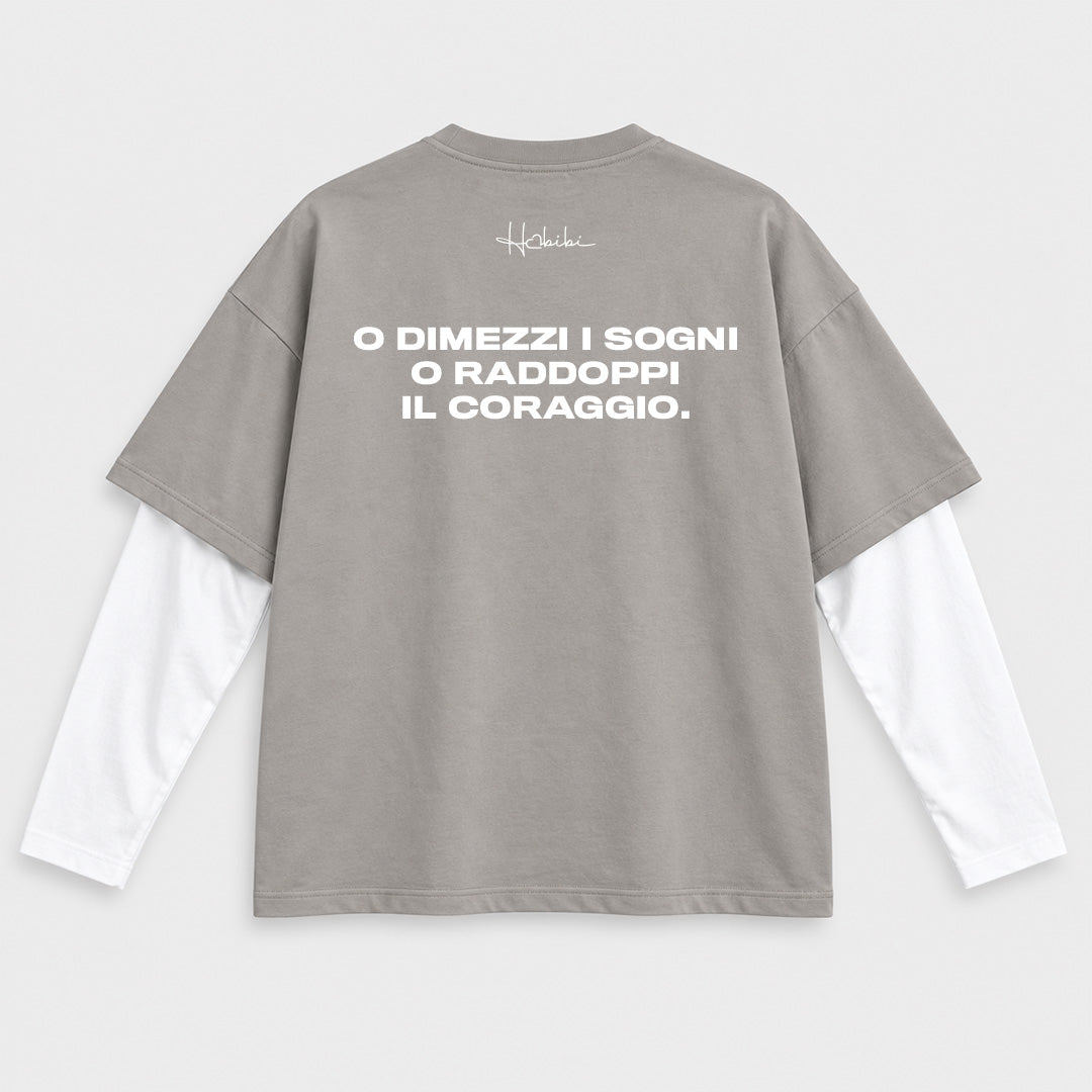 T-Shirt Double Sleeve - Coraggio