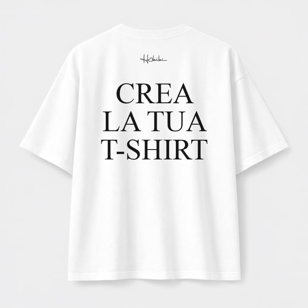 CREA LA TUA T-Shirt Oversize Core