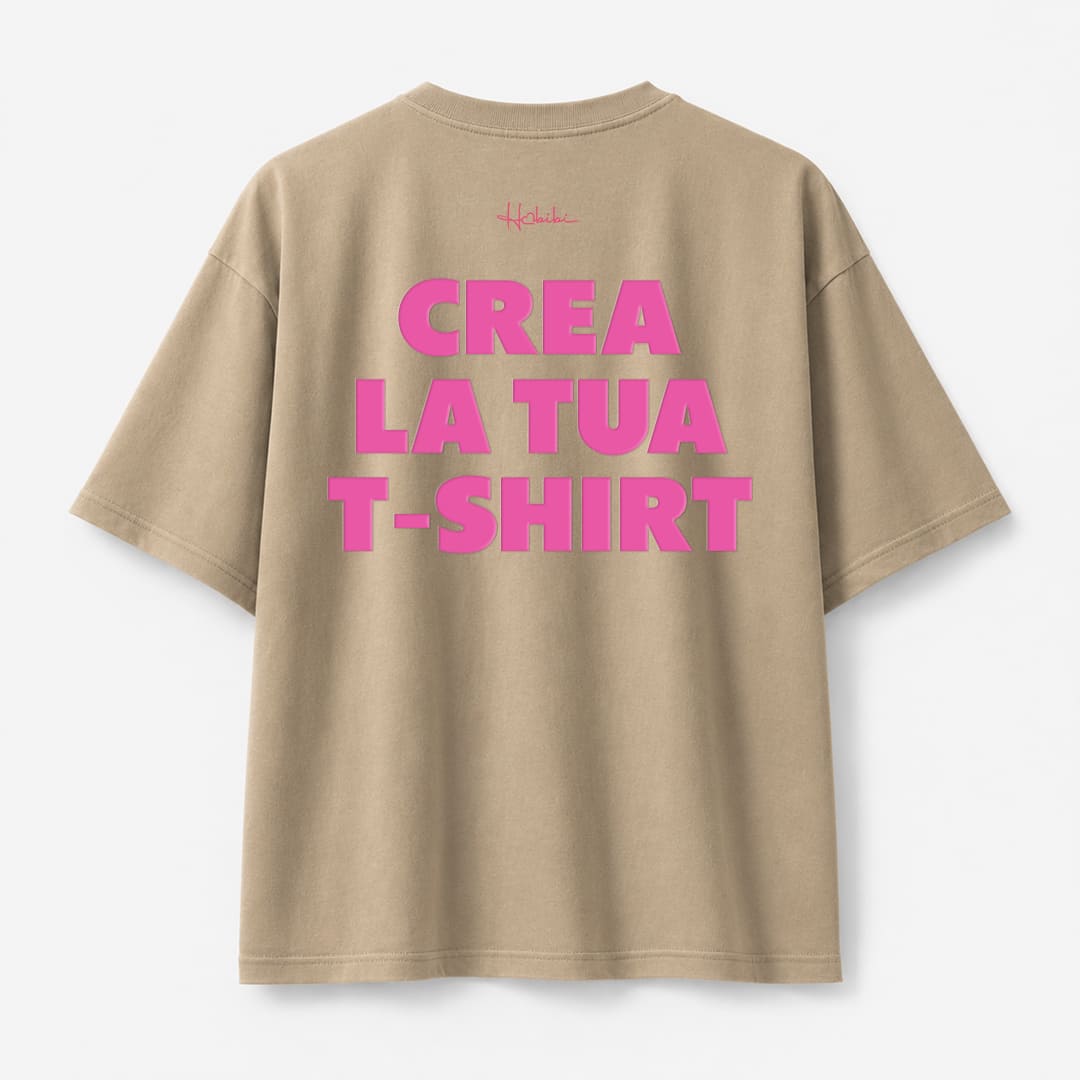 CREA LA TUA T-Shirt Oversize Core