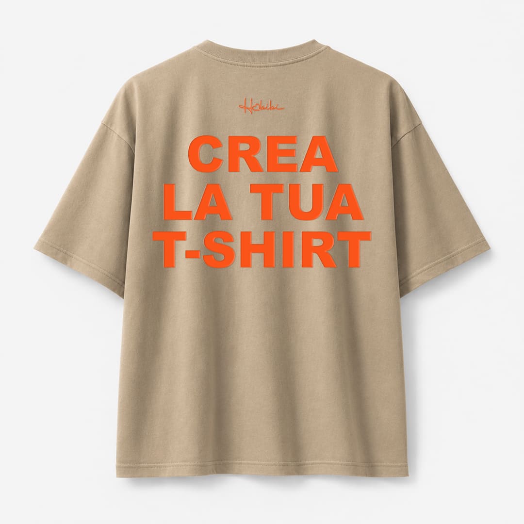 CREA LA TUA T-Shirt Oversize Core
