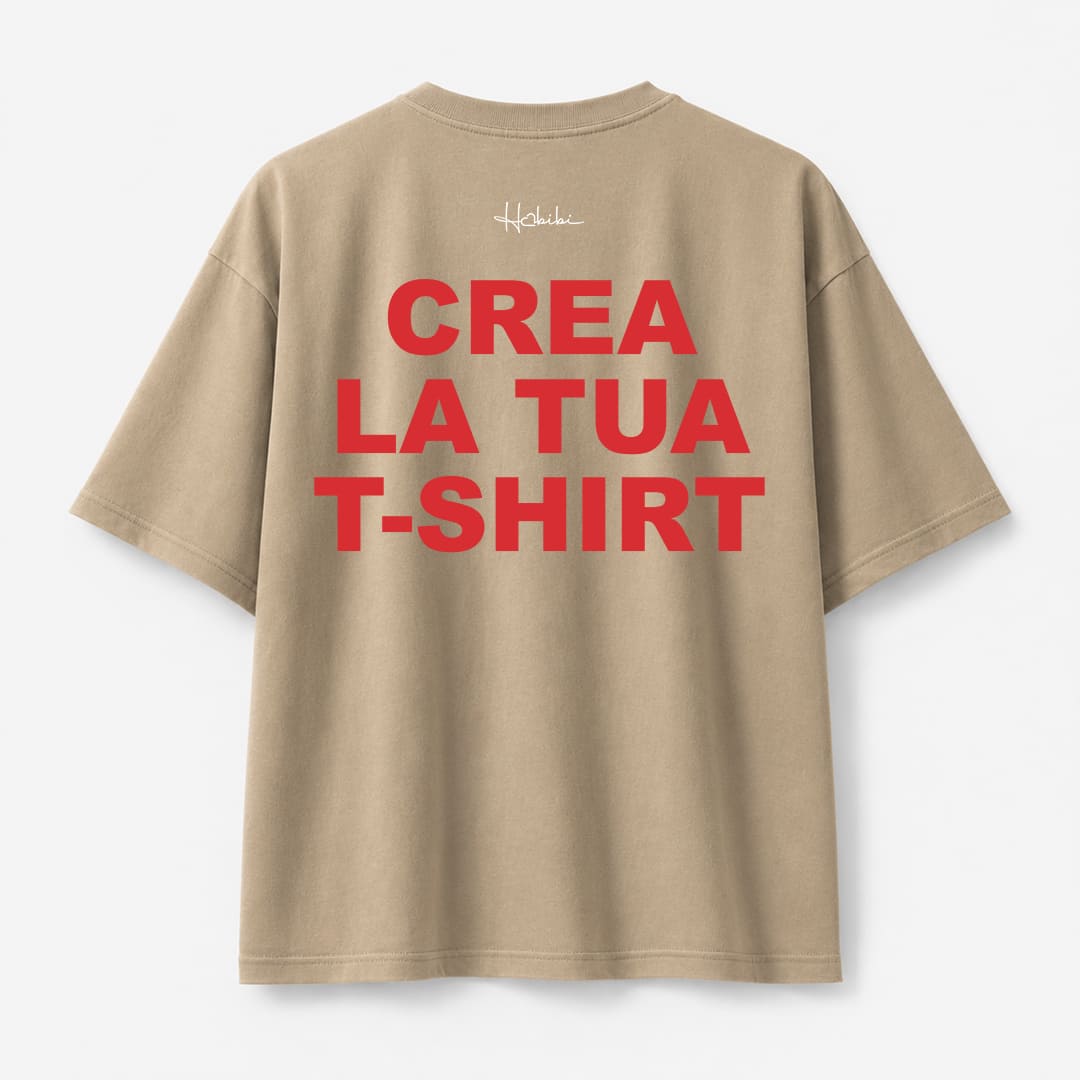 CREA LA TUA T-Shirt Oversize Core