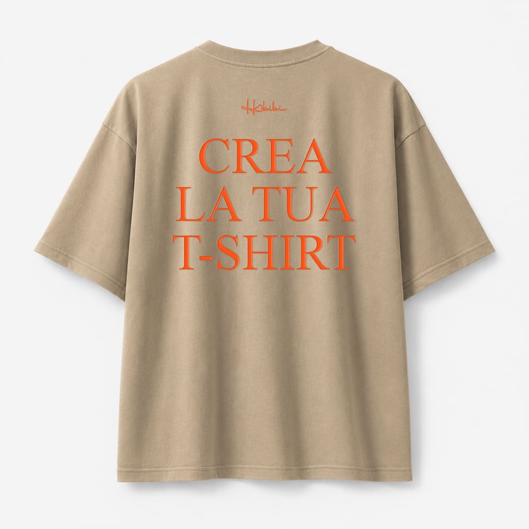 CREA LA TUA T-Shirt Oversize Core
