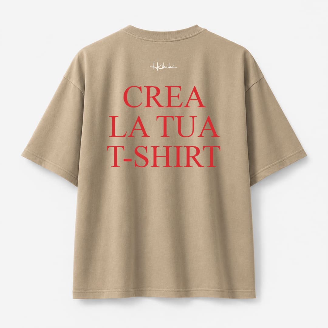 CREA LA TUA T-Shirt Oversize Core
