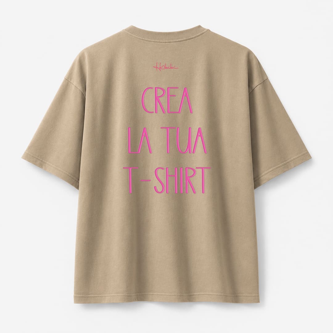 CREA LA TUA T-Shirt Oversize Core