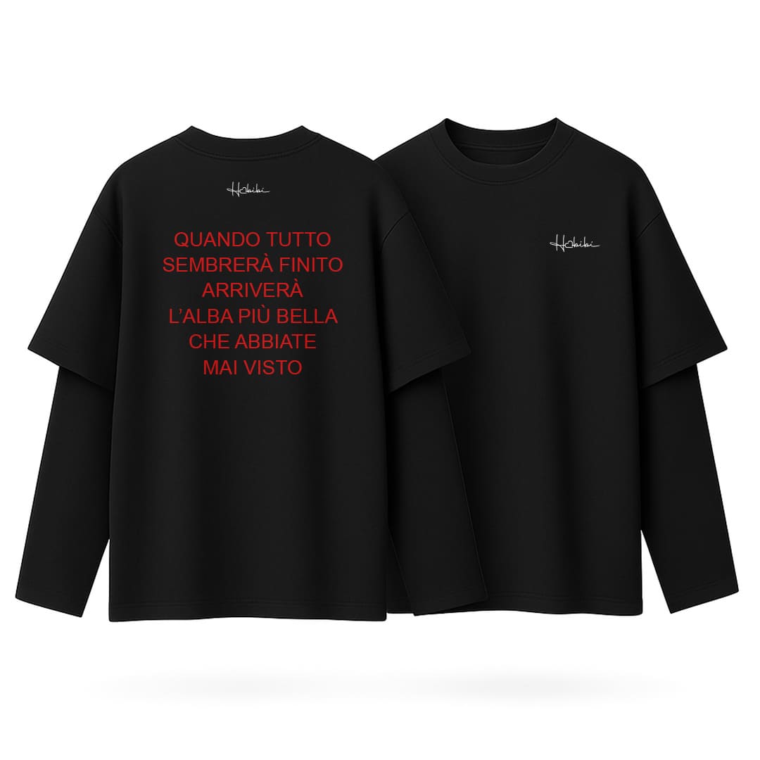 T-Shirt Over Long-Sleeve Alba