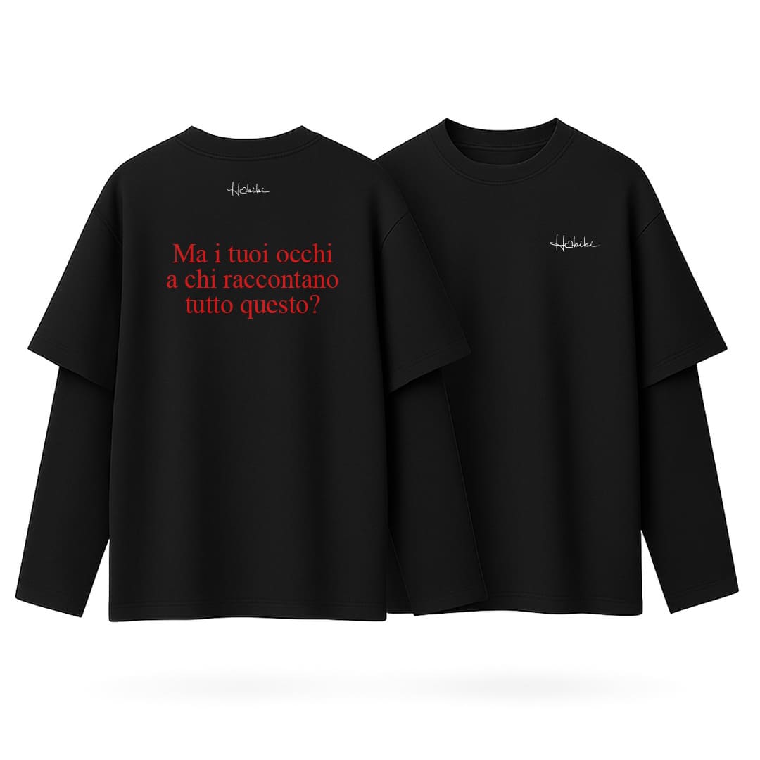 T-Shirt Over Long-Sleeve Occhi