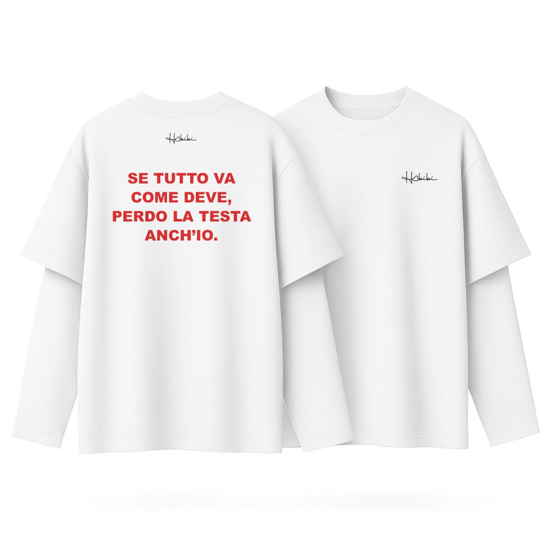 T-Shirt Over Long-Sleeve Perdo la Testa
