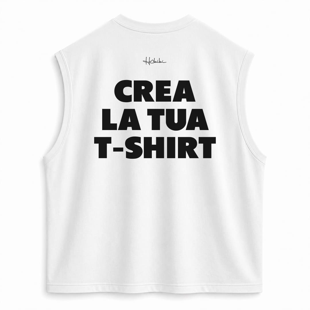CREA LA TUA T-Shirt No Sleeve Club