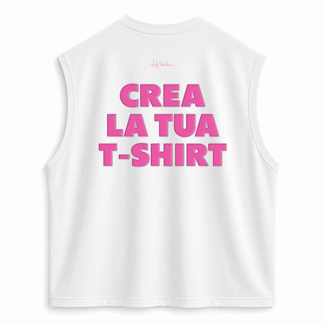 CREA LA TUA T-Shirt No Sleeve Club