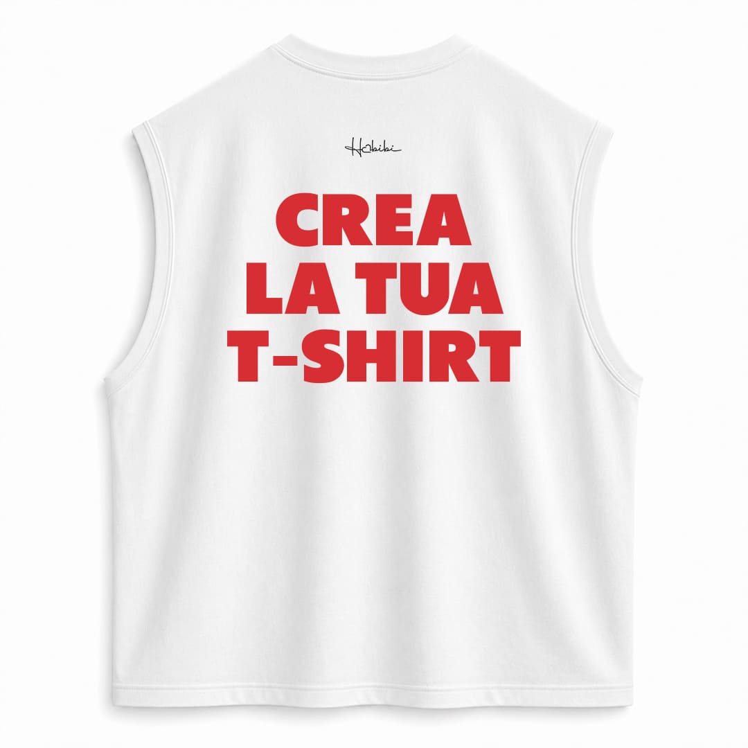 CREA LA TUA T-Shirt No Sleeve Club