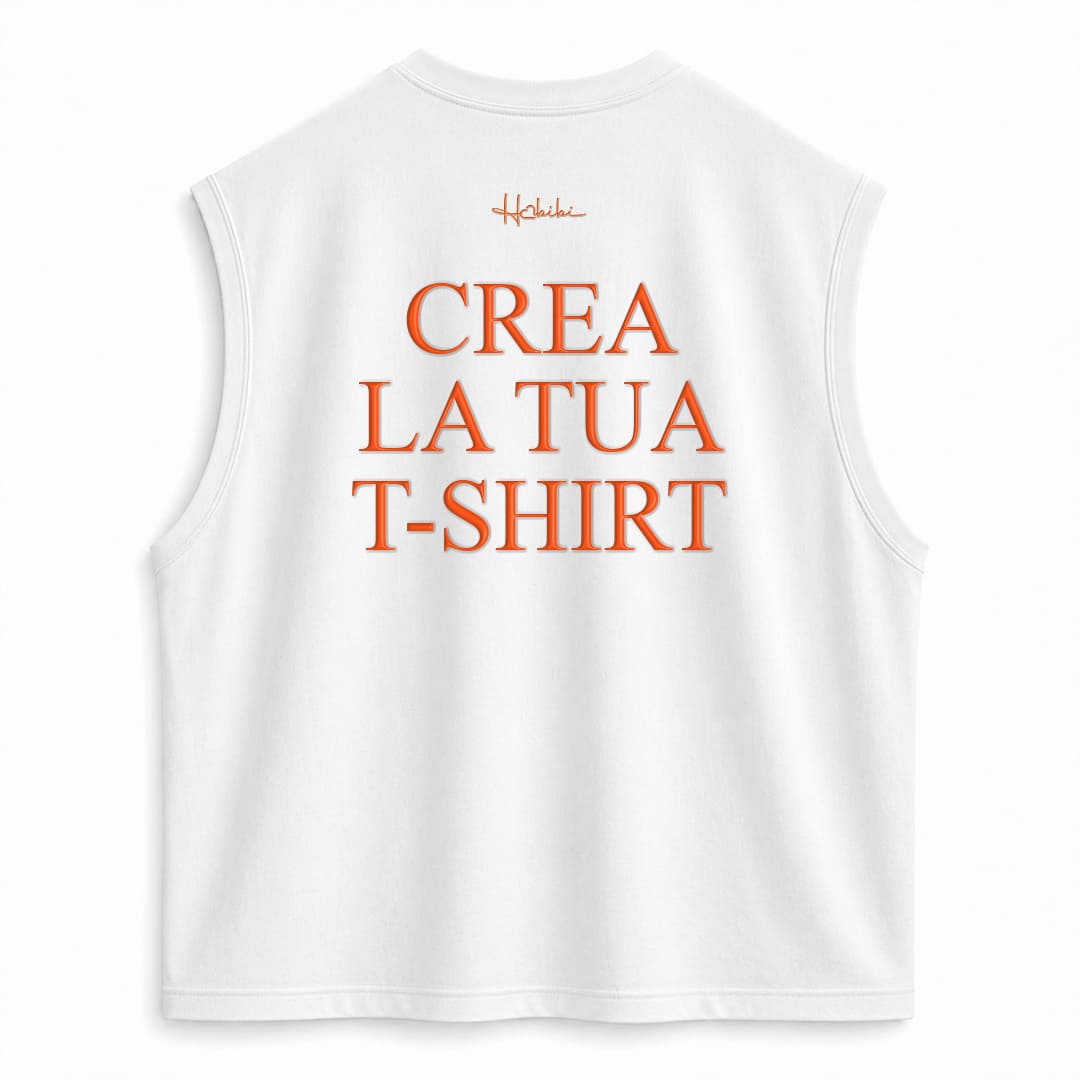 CREA LA TUA T-Shirt No Sleeve Club