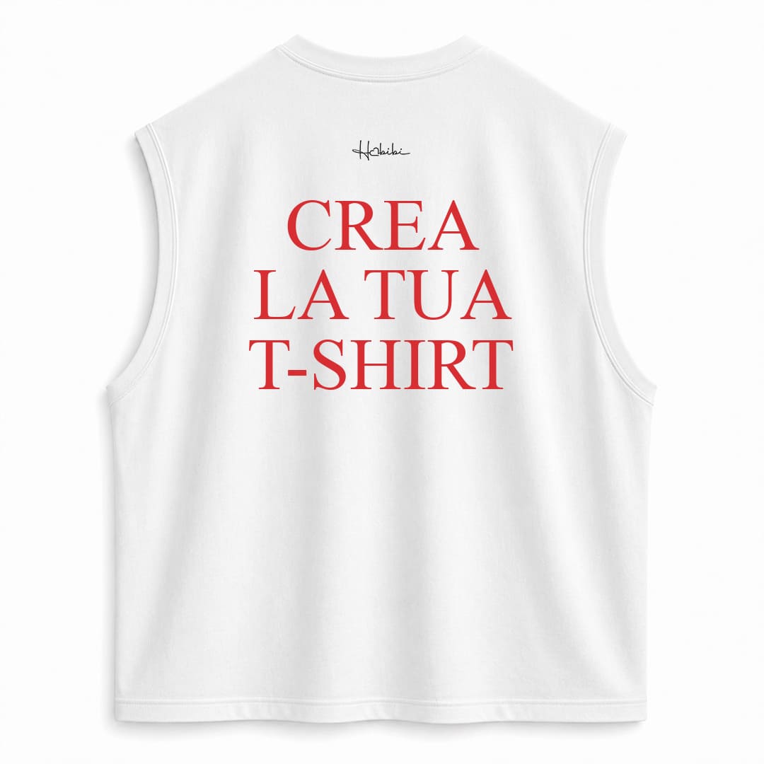 CREA LA TUA T-Shirt No Sleeve Club