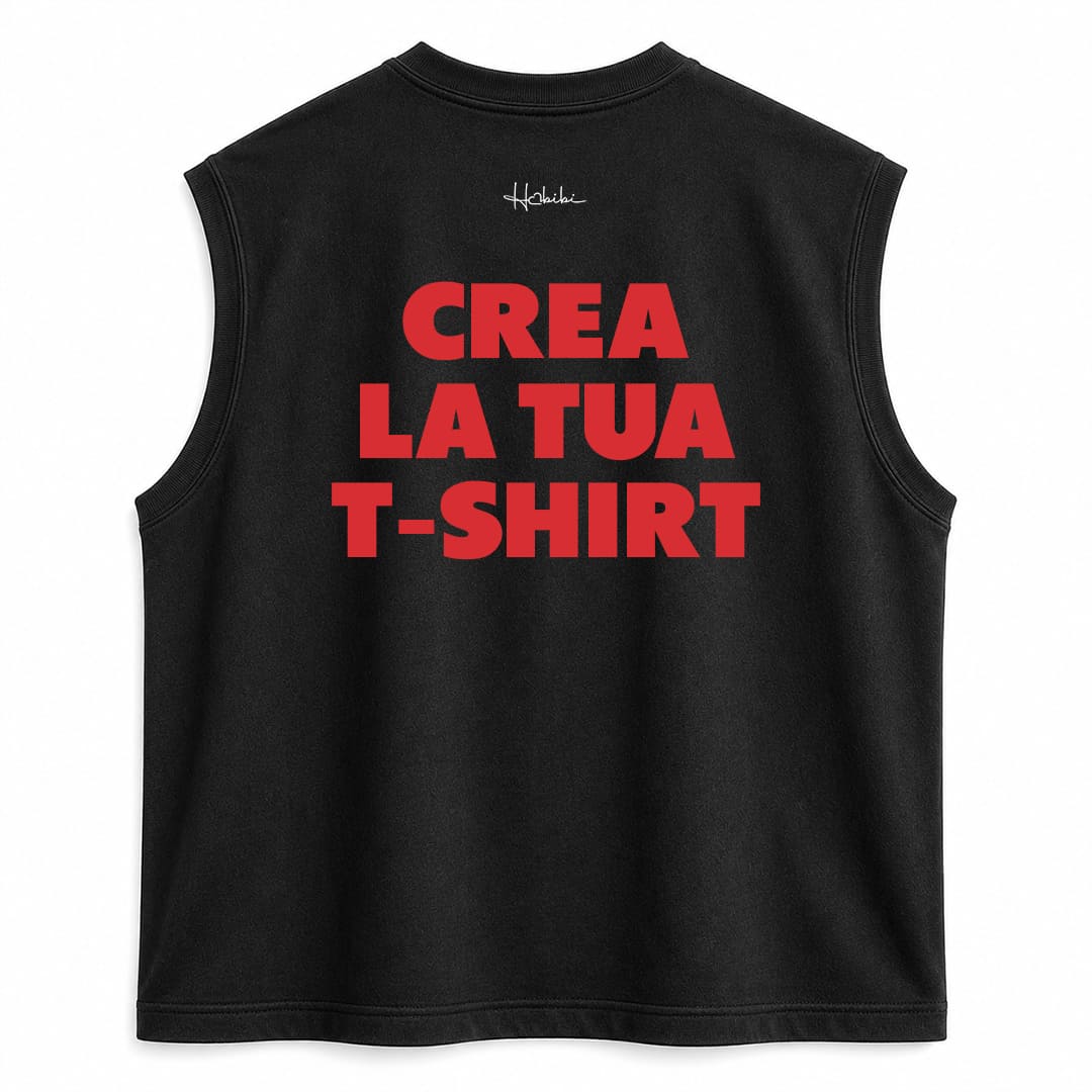 CREA LA TUA T-Shirt No Sleeve Club
