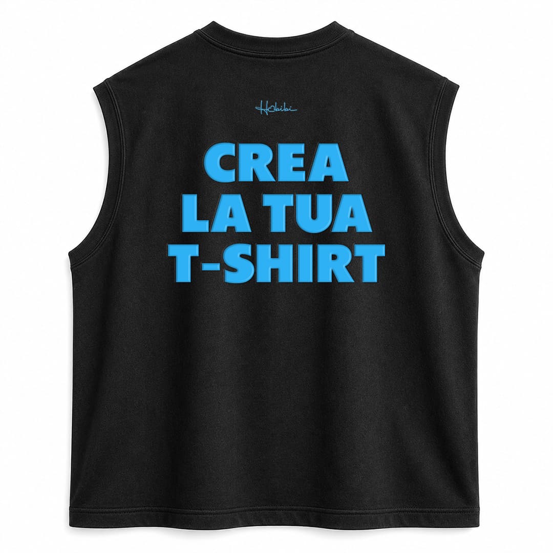 CREA LA TUA T-Shirt No Sleeve Club