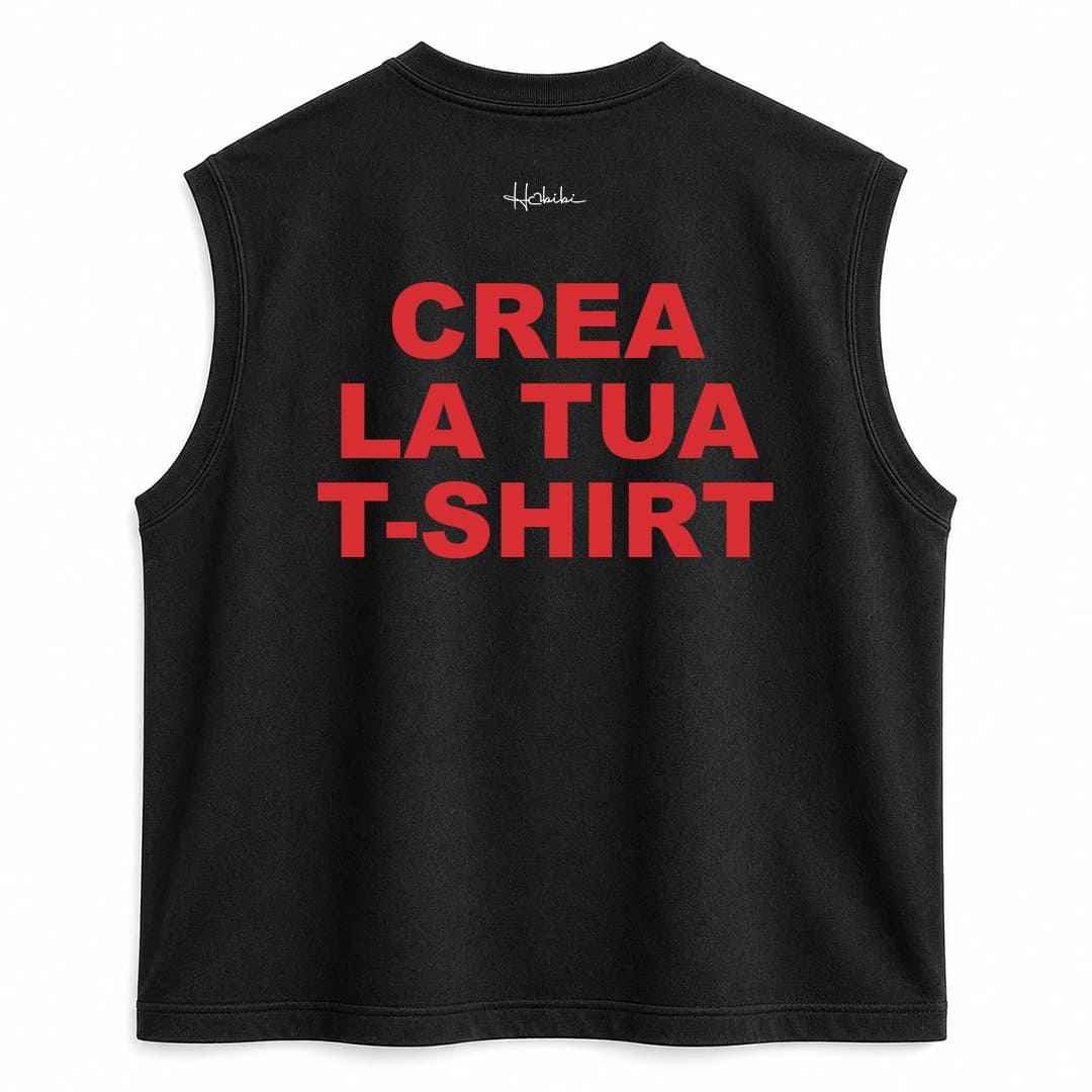 CREA LA TUA T-Shirt No Sleeve Club
