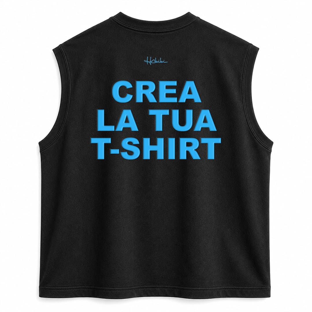 CREA LA TUA T-Shirt No Sleeve Club