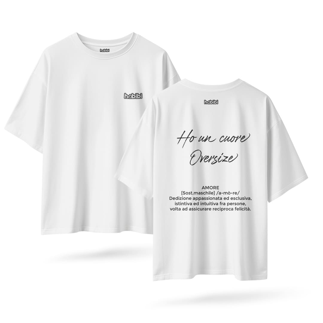 T-Shirt Over Cuore Oversize