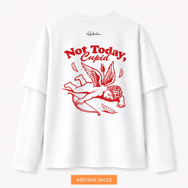 AS - T-Shirt Double Sleeve - Cupido - L BIANCA