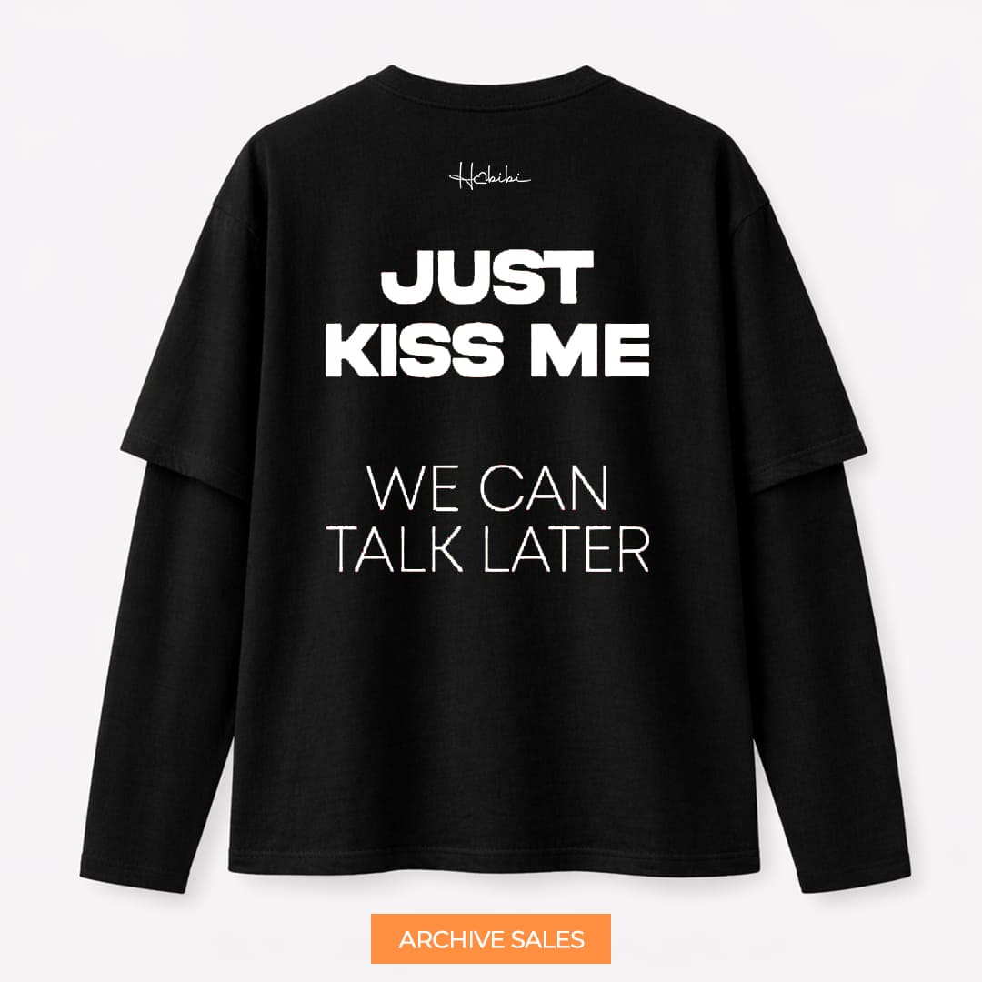 AS - T-Shirt Double Sleeve - Just Kiss Me - S NERA