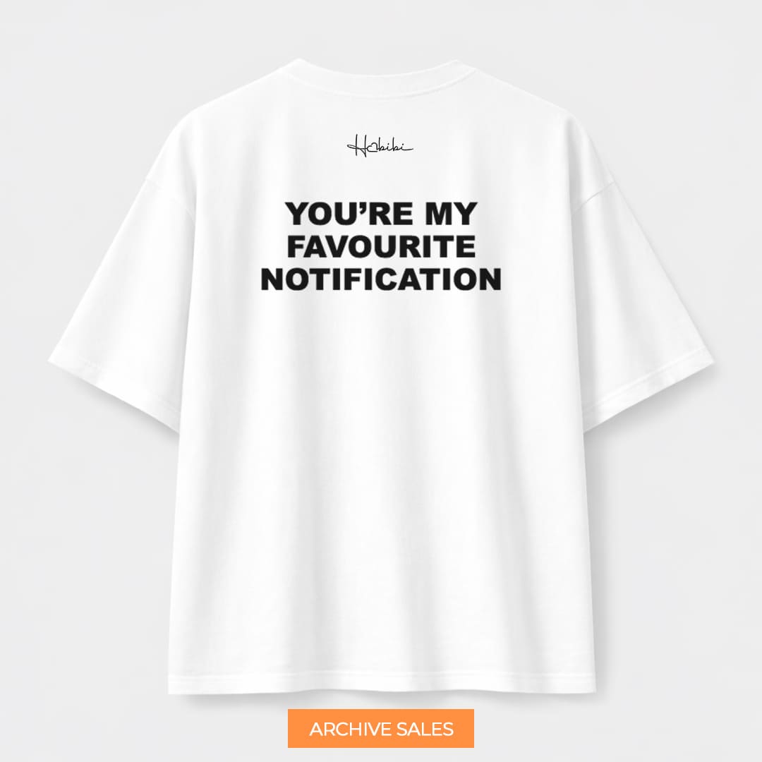 AS - T-Shirt Oversize Core - Notification - L BIANCA