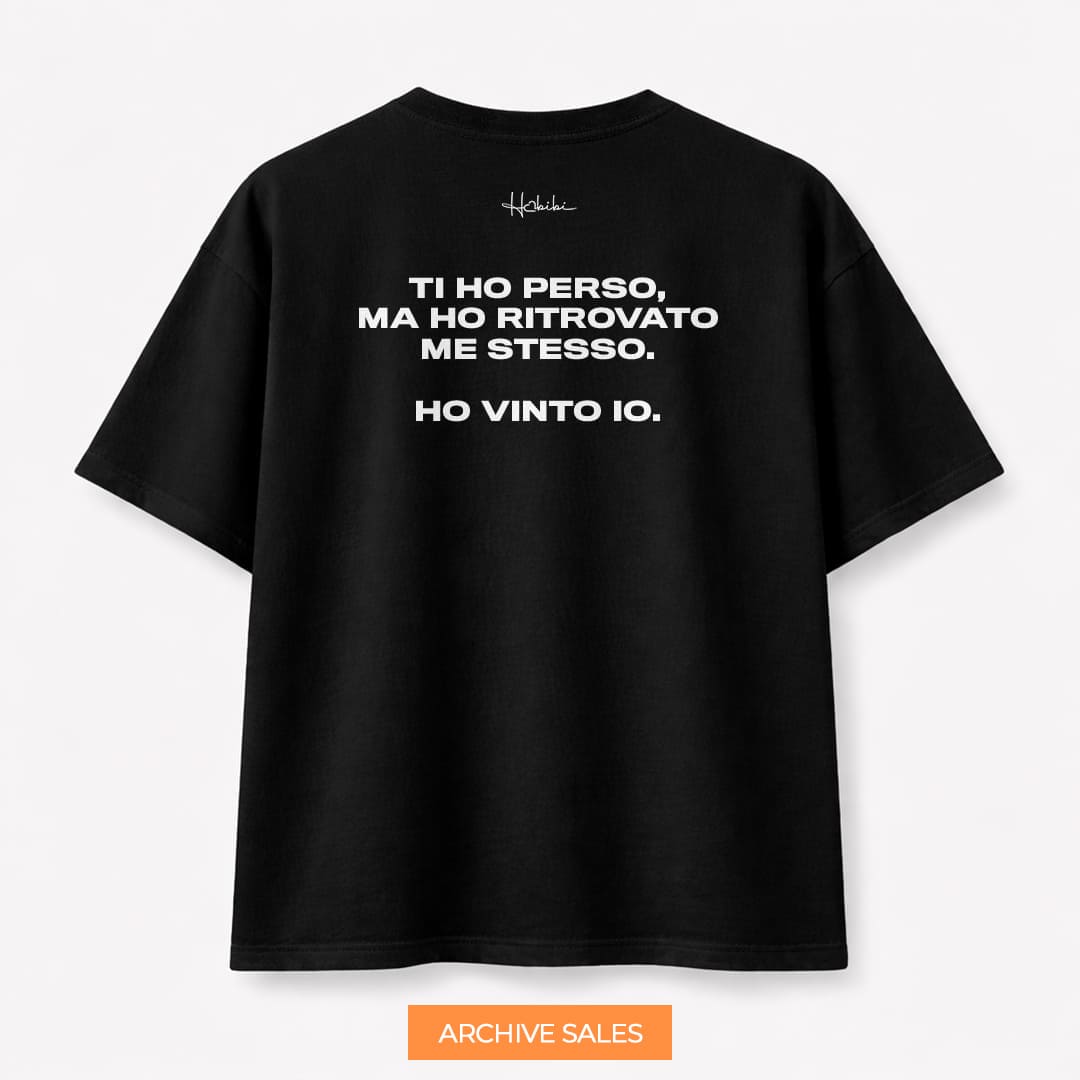 AS - T-Shirt Oversize Core - Ho Vinto Io - M NERA