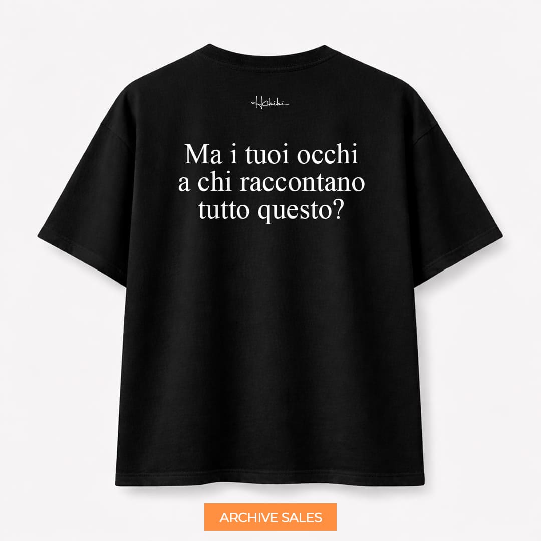 AS - T-Shirt Oversize Core - Occhi - S NERA