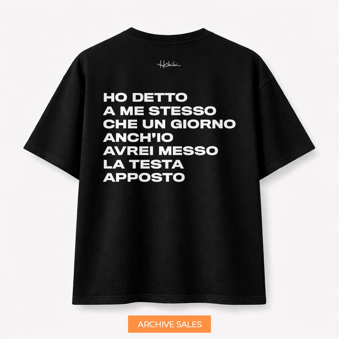 AS - T-Shirt Oversize Core - Testa Apposto - XXL NERA