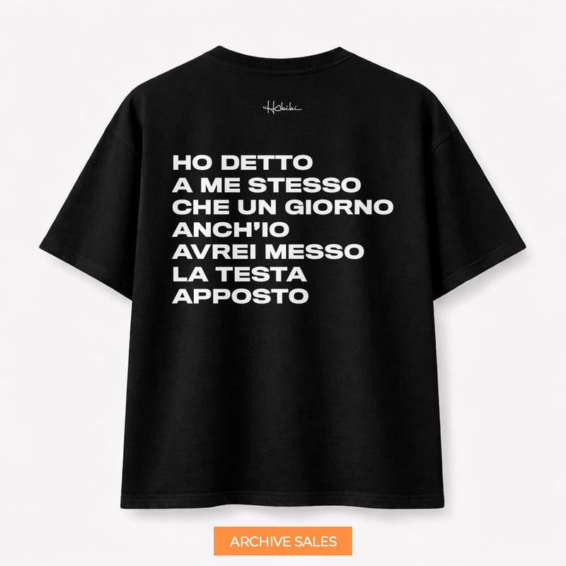 AS - T-Shirt Oversize Core - Testa Apposto - XXL NERA