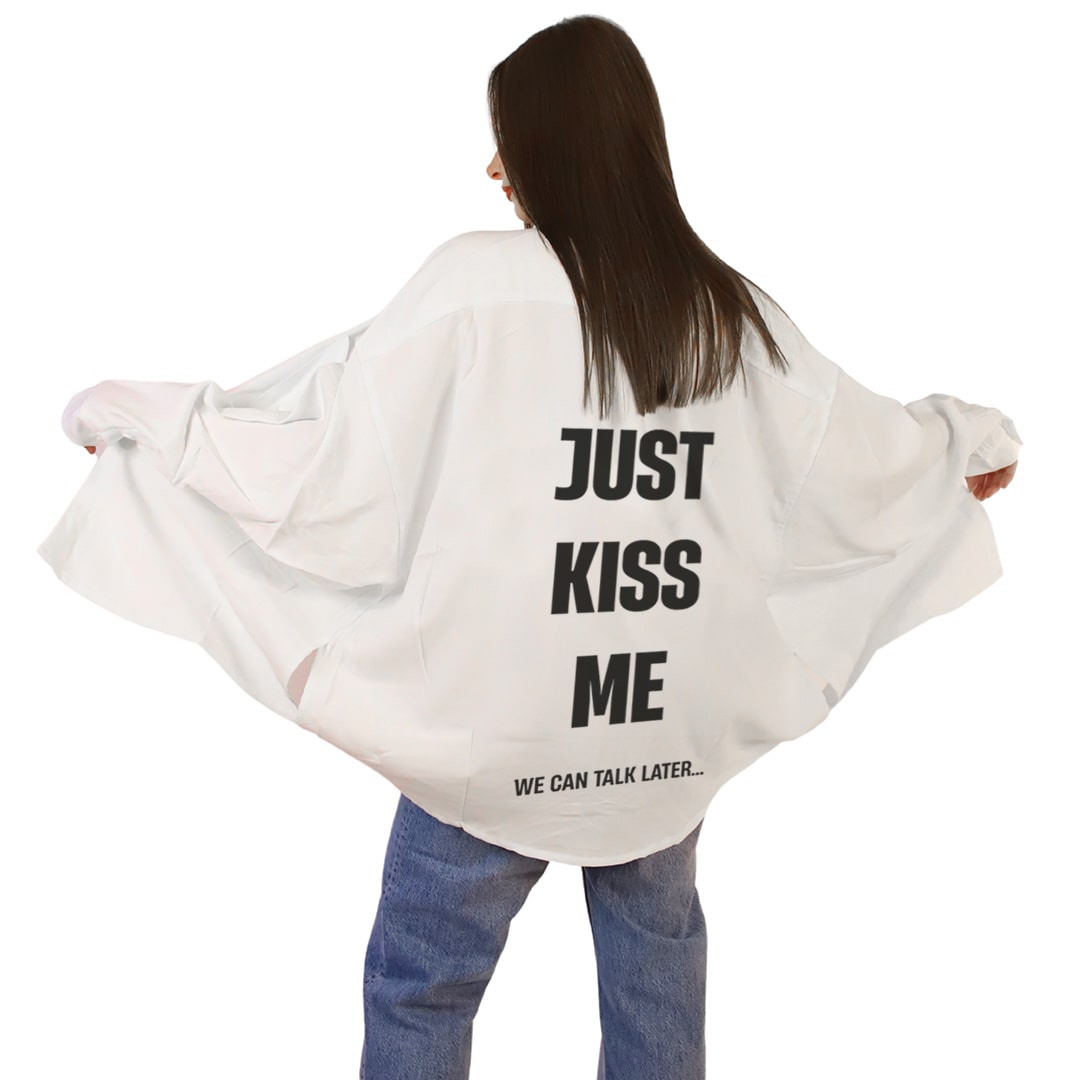 Camicia Over Just Kiss Me