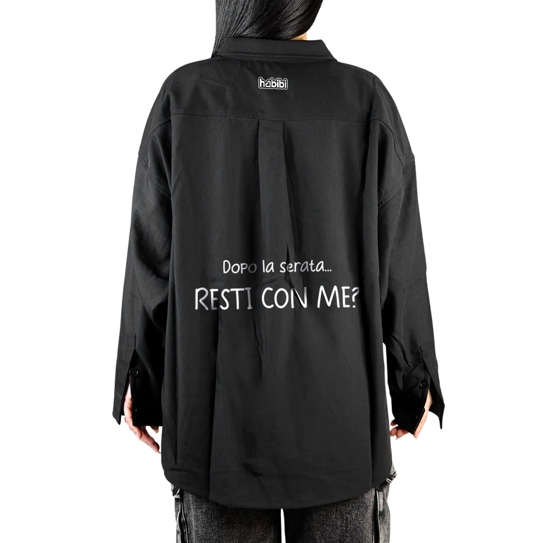 Camicia Over Resti Con Me