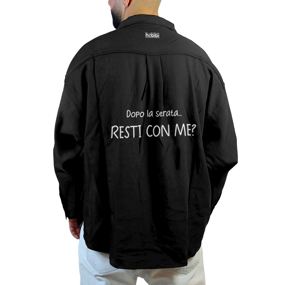 Camicia Over Resti Con Me