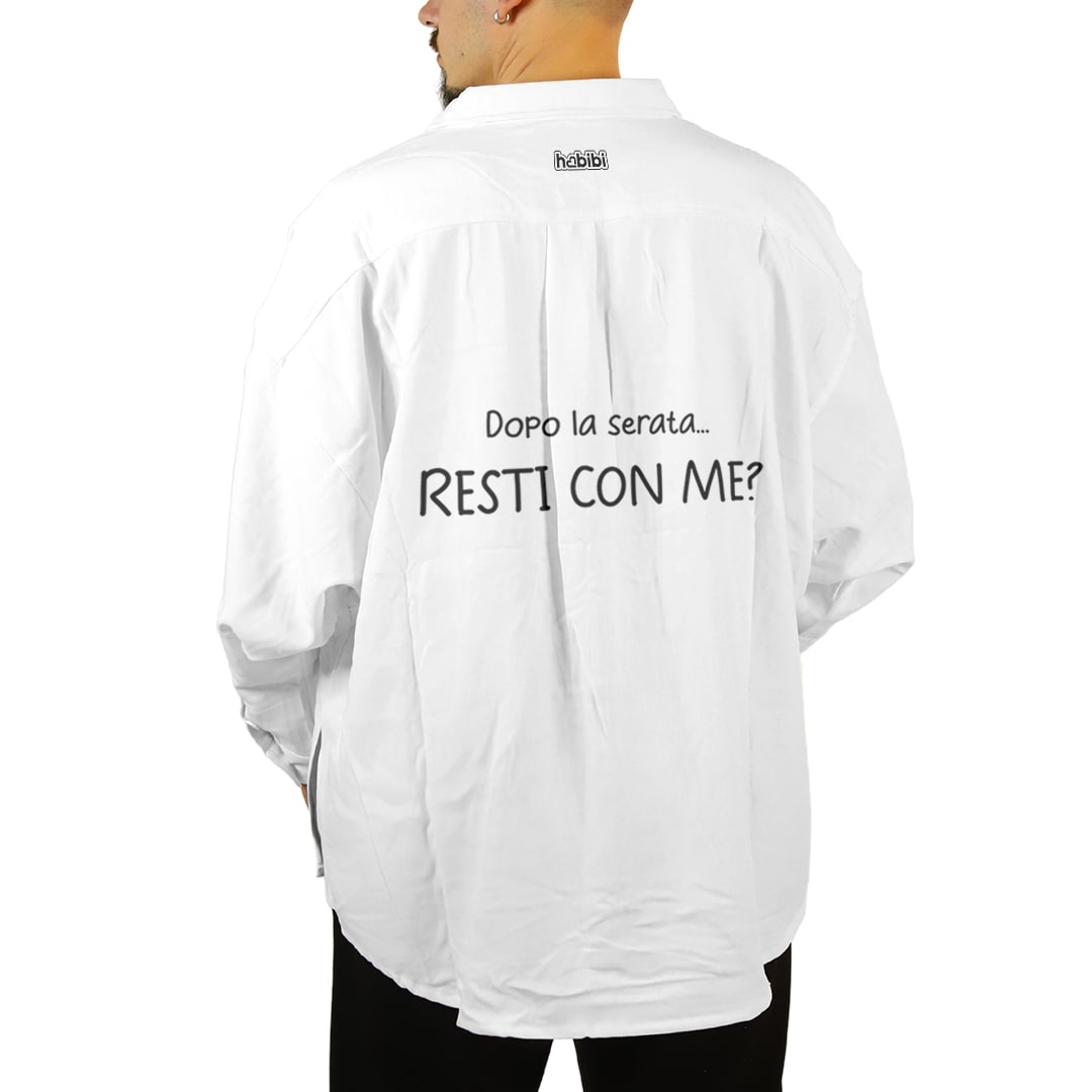 Camicia Over Resti Con Me