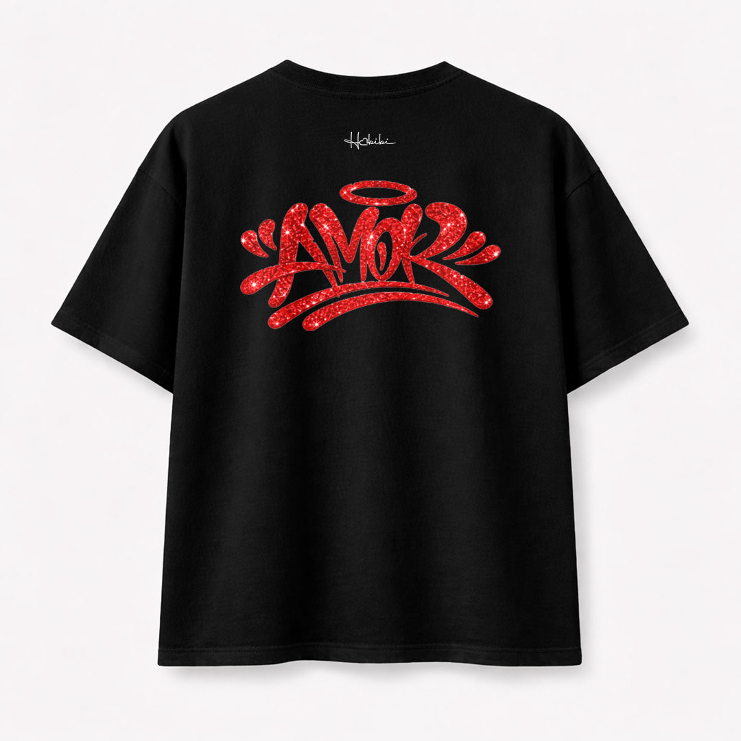 T-Shirt Oversize Core - Amor
