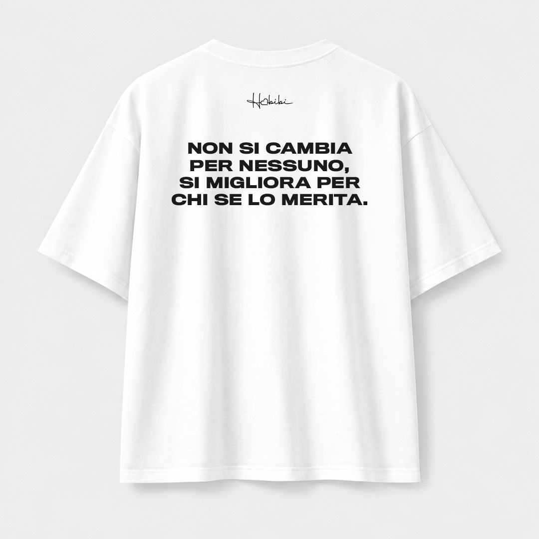 T-Shirt Oversize Core - Non Si Cambia