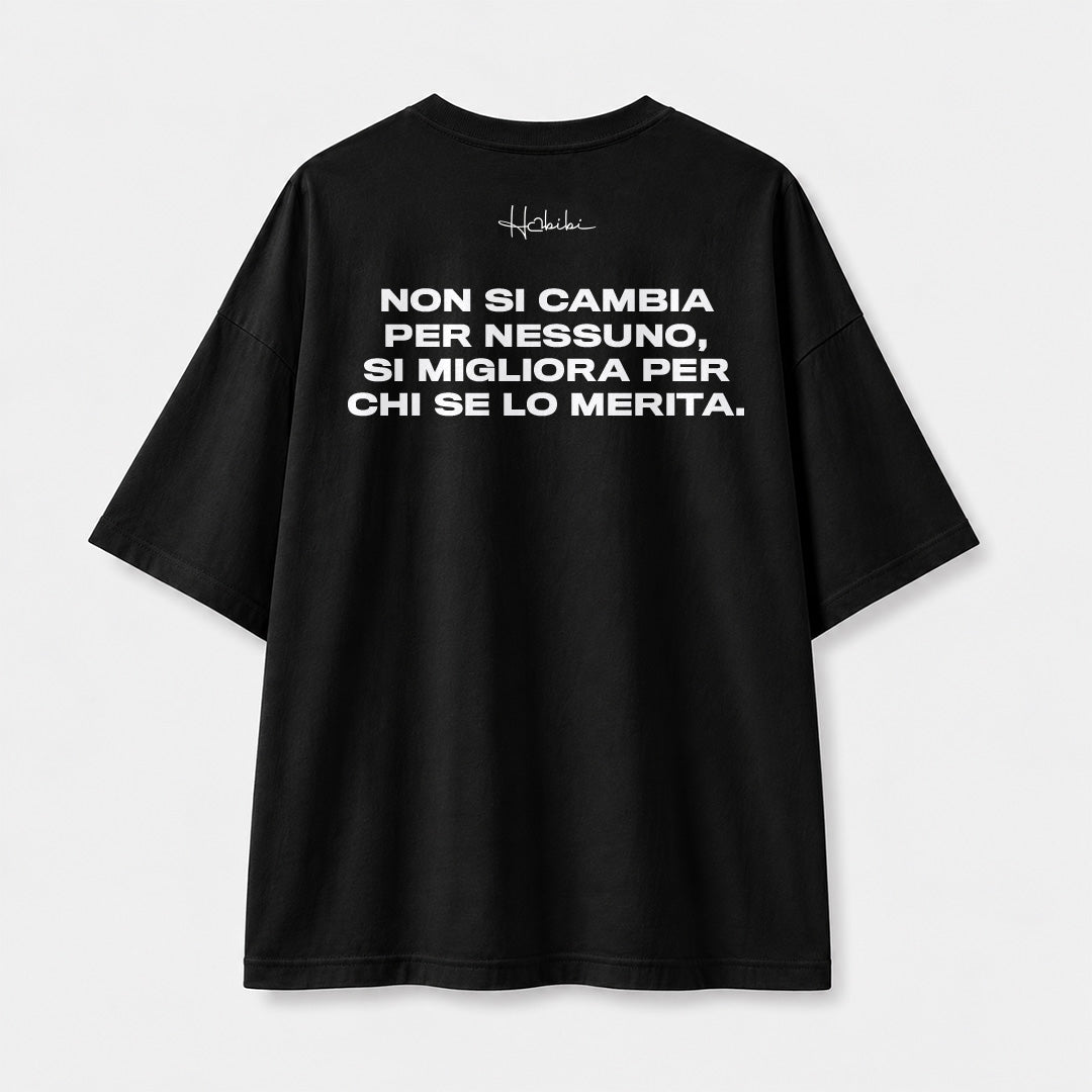T-Shirt Oversize Core - Non Si Cambia