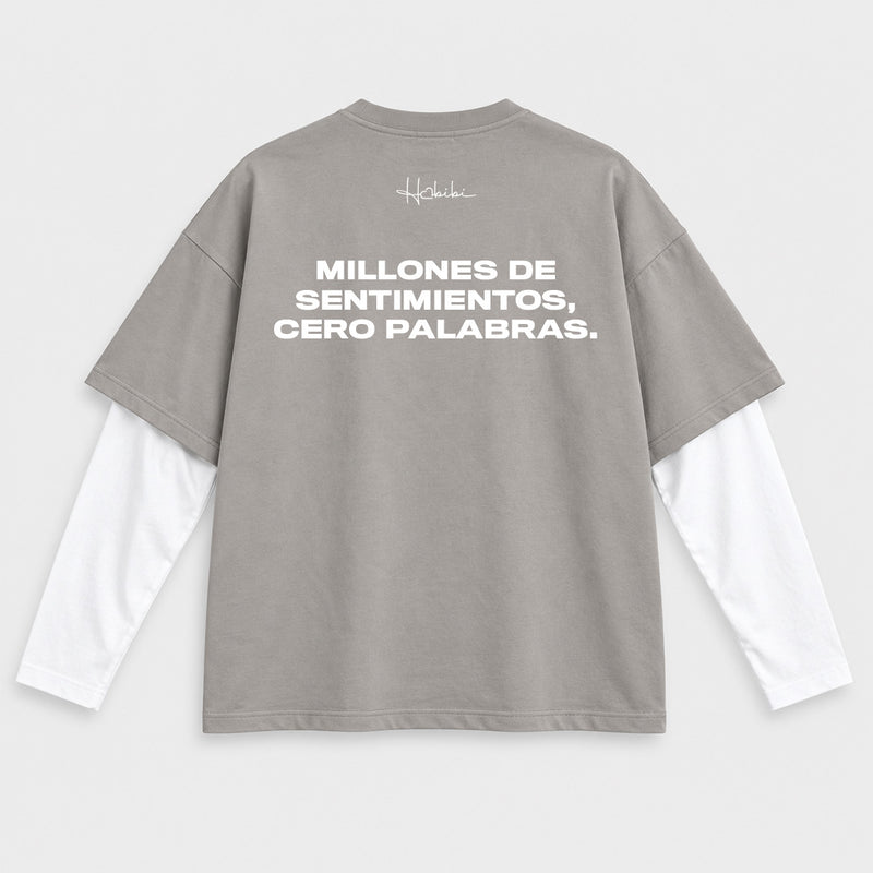 T-Shirt Double Sleeve - Cero Palabras
