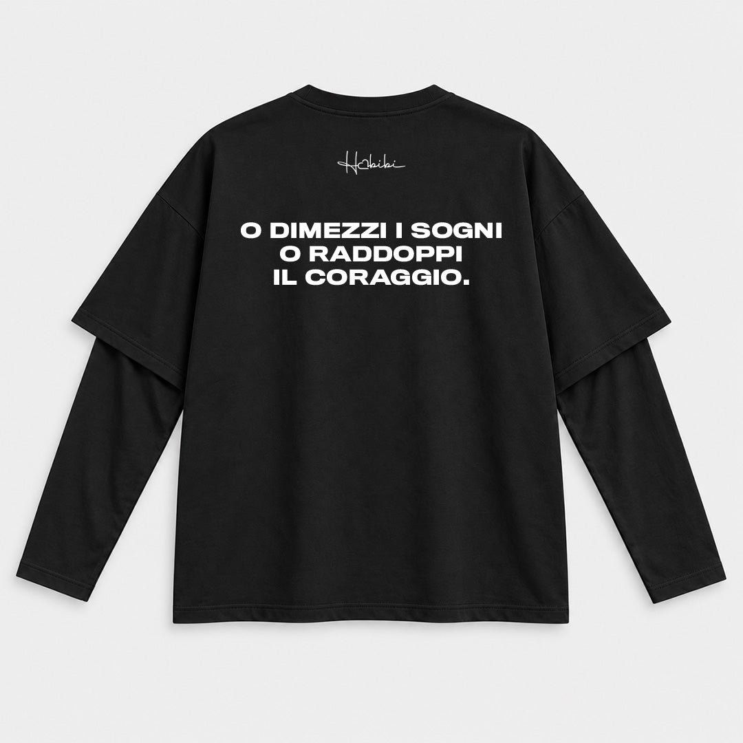 T-Shirt Double Sleeve - Coraggio