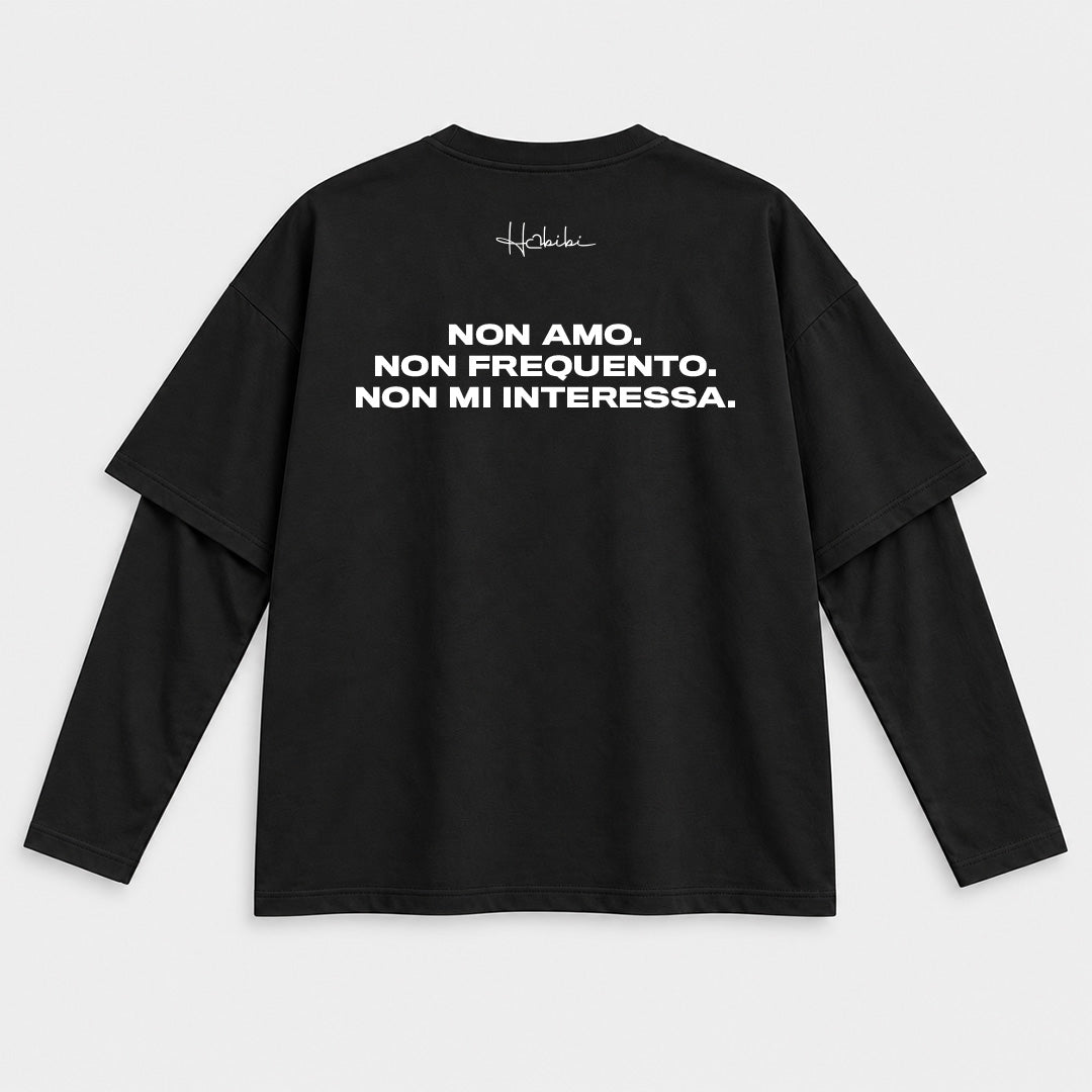 T-Shirt Double Sleeve - Non Amo