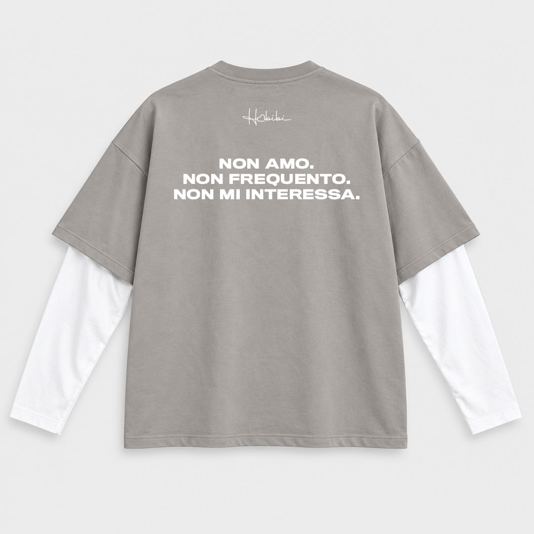 T-Shirt Double Sleeve - Non Amo