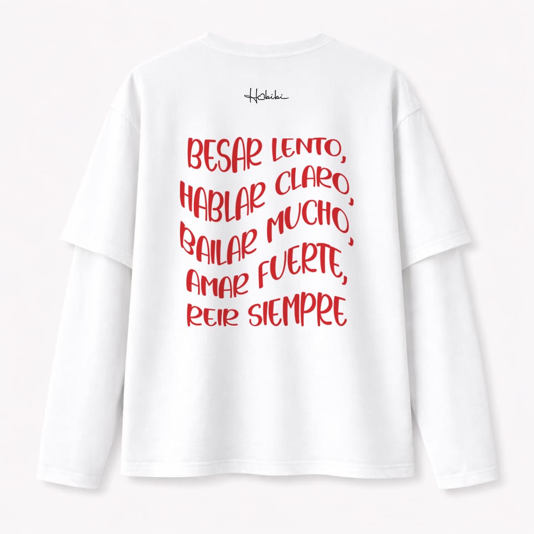 T-Shirt Double Sleeve - Besar Lento