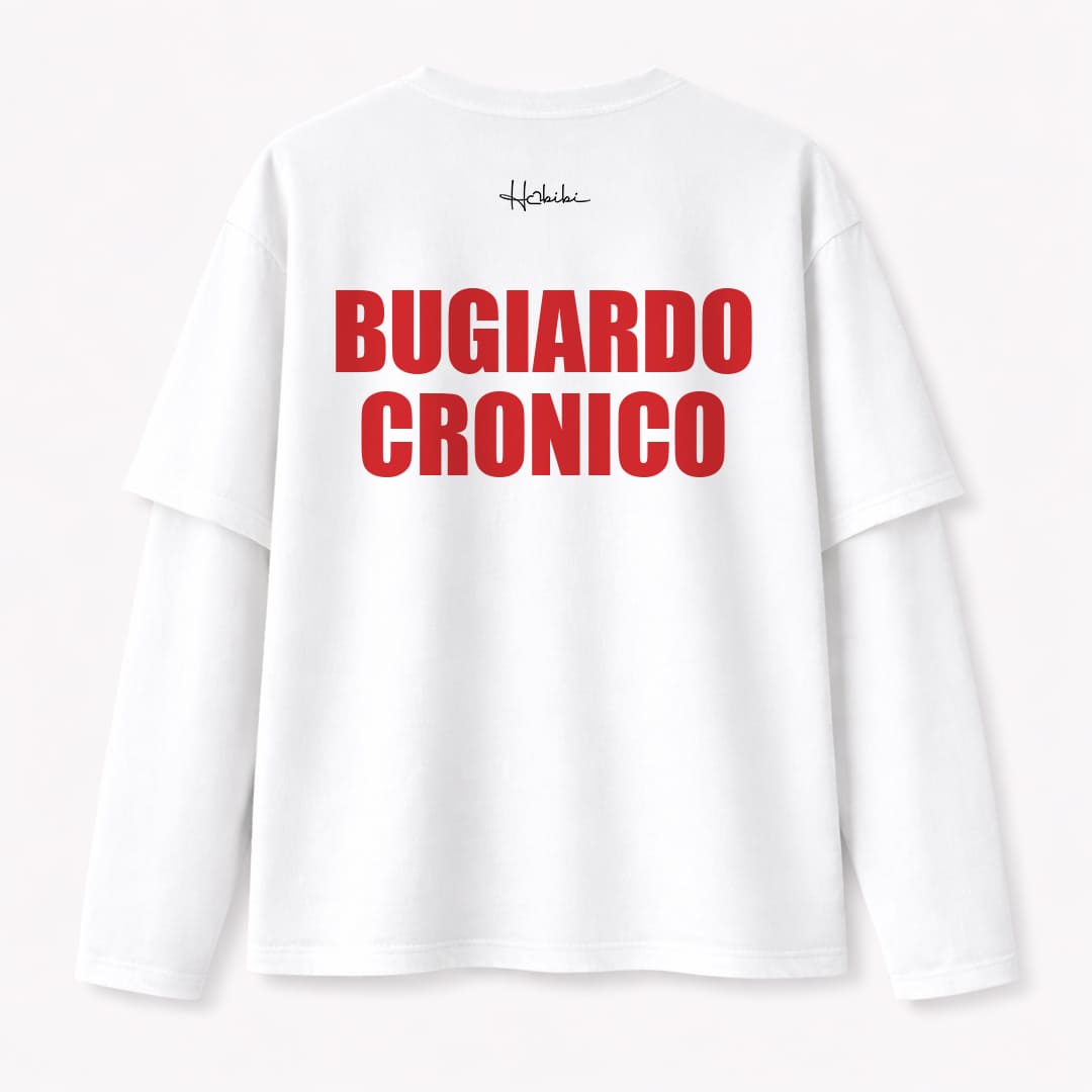 T-Shirt Double Sleeve - Bugiardo Cronico