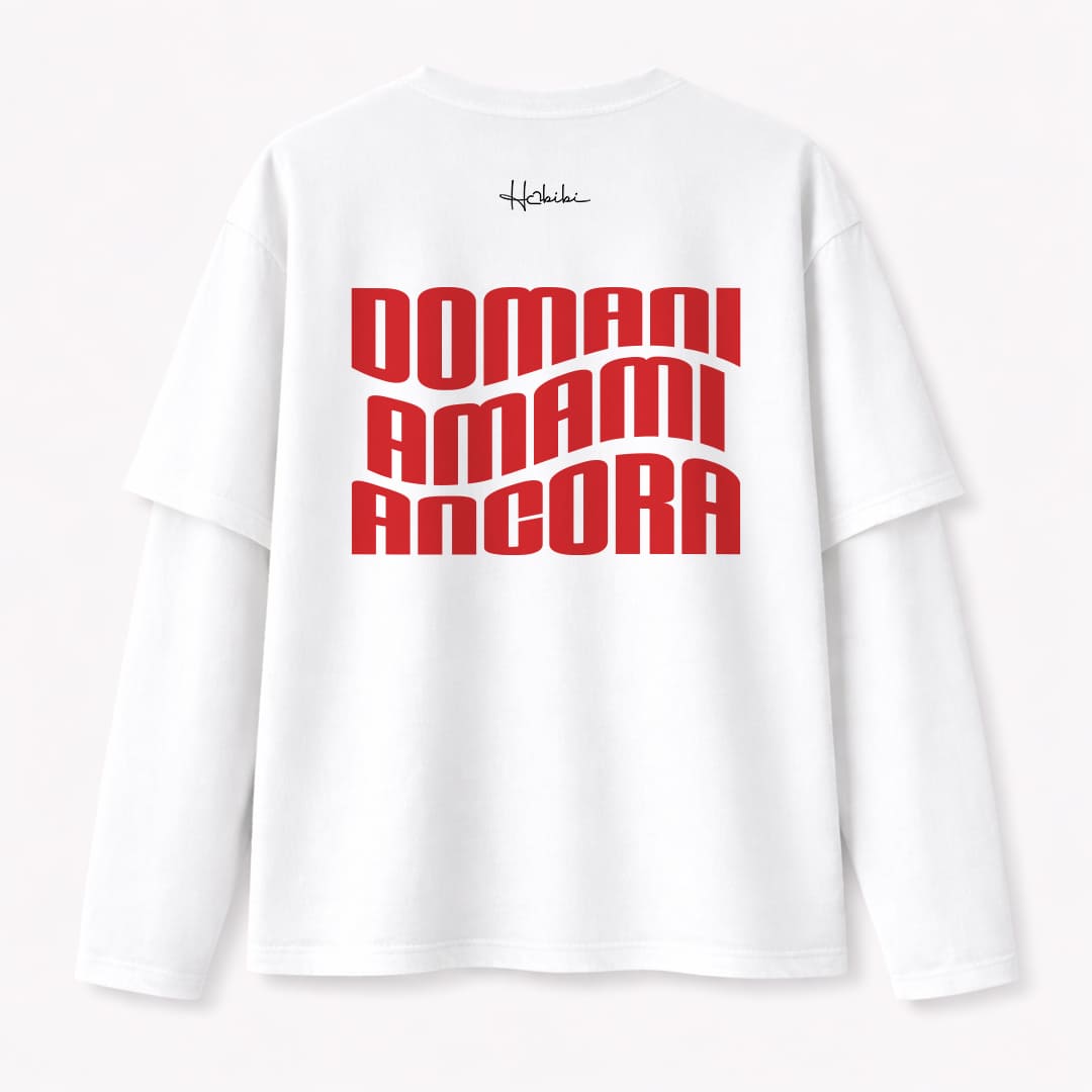 T-Shirt Double Sleeve - Domani Amami Ancora
