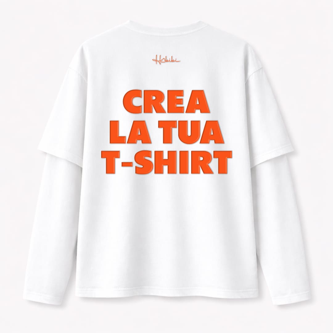 CREA LA TUA T-Shirt Double Sleeve
