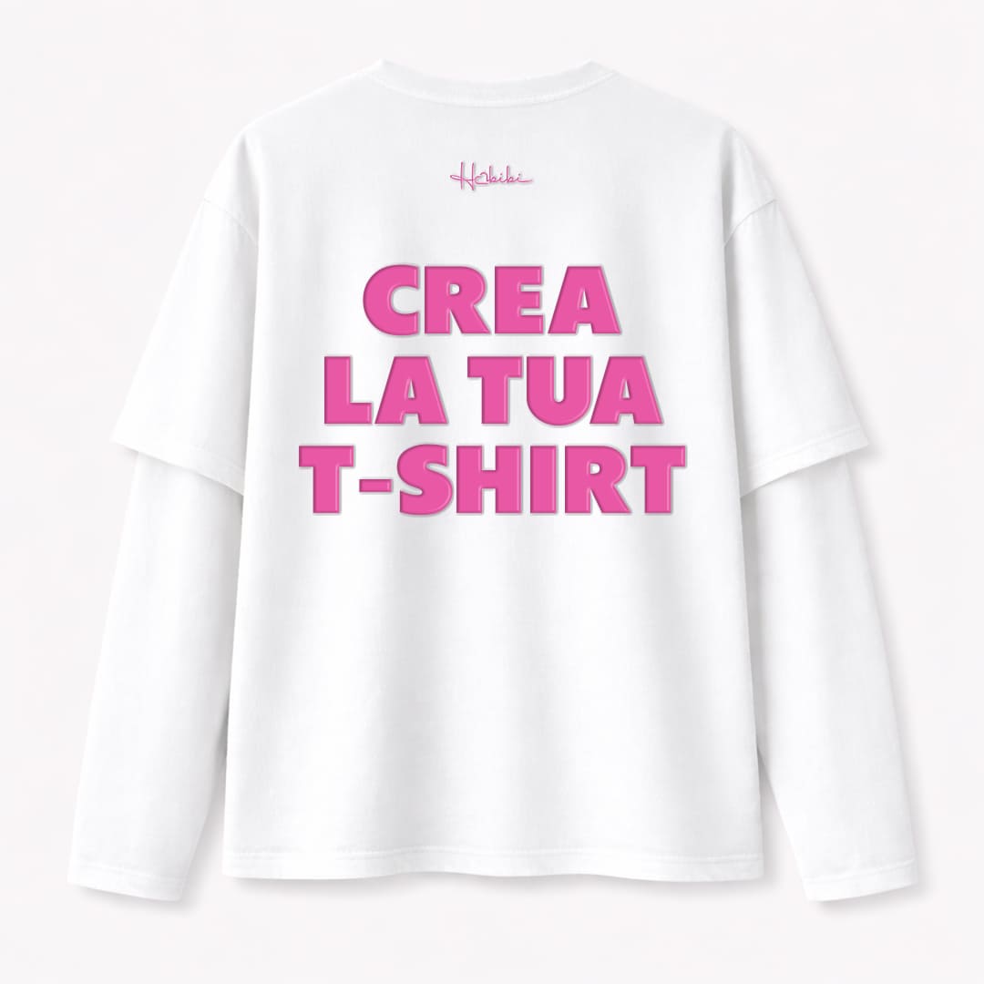 CREA LA TUA T-Shirt Double Sleeve
