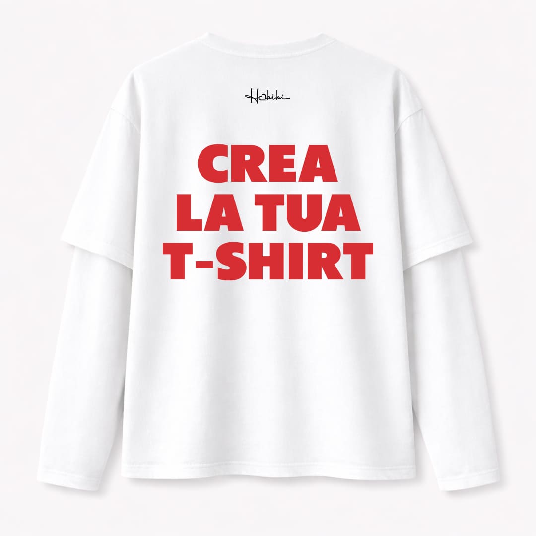 CREA LA TUA T-Shirt Double Sleeve