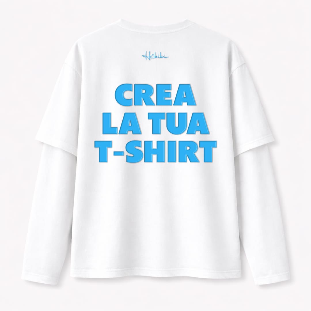 CREA LA TUA T-Shirt Double Sleeve