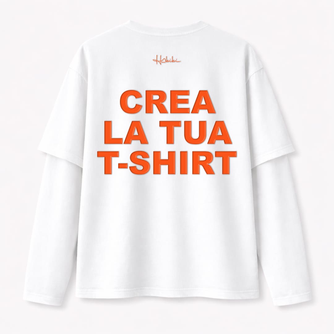 CREA LA TUA T-Shirt Double Sleeve