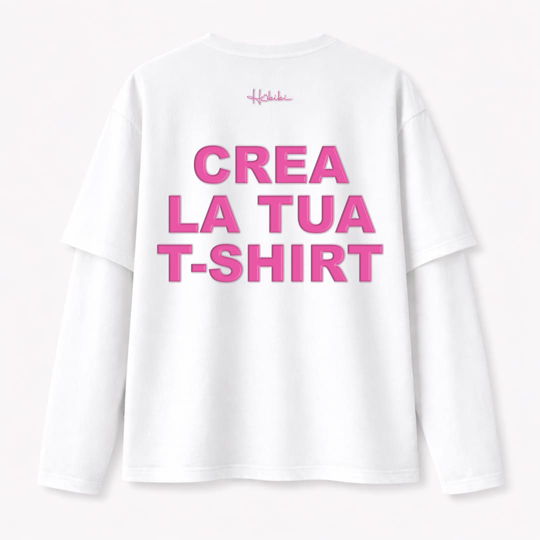 CREA LA TUA T-Shirt Double Sleeve